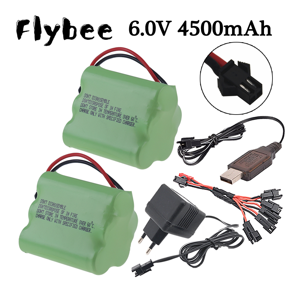 Rc Helicopter Charger - 6v 4500mAh Ni-MH pil SM fiş