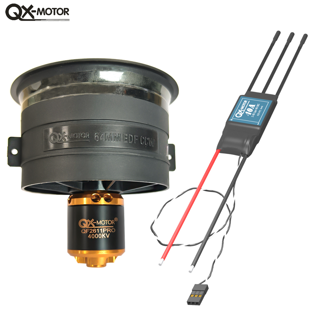Rc Helicopter Blade - QX-MOTOR 5 Bıçaklı 64mm EDF Kanallı