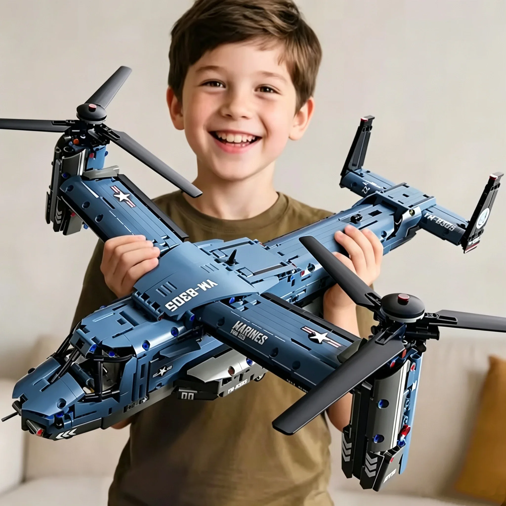 Jjrc Drone X12 - Askeri V-22 Osprey Tiltrotor Yapı Bloğu