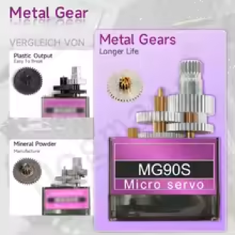 MG90S Metal Dişli Servo 9g SG9 - Rc Helicopter Motor incelemesi ve fiyatı