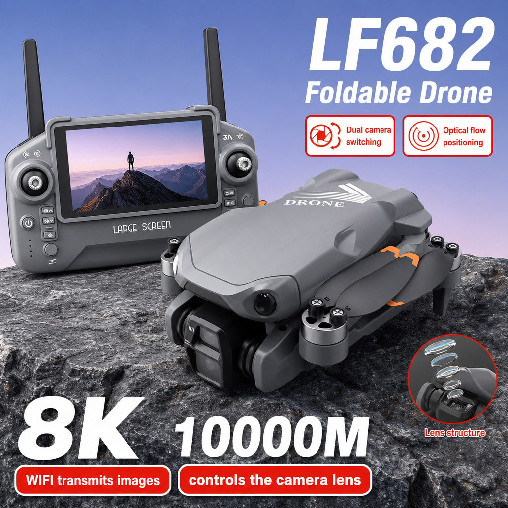Hava Fotoğrafı LF682 Drone 8K  - Rc Helicopter Charger incelemesi ve fiyatı