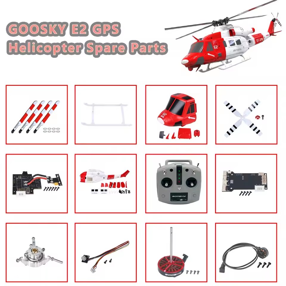 GOOSKY E2 GPS UH-1Y Helikopter - Rc Helicopter Bag incelemesi ve fiyatı
