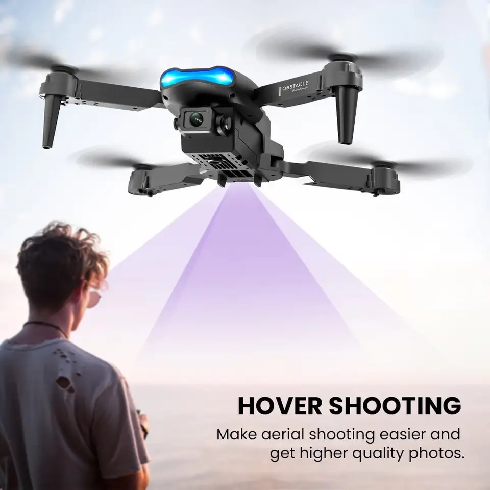 Yeni Mini drone E99 4K WIFI HD - Rc Helicopter Nitro incelemesi ve fiyatı